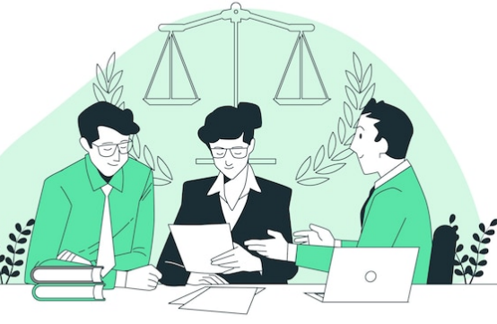 A 3D image of eviction lawyers