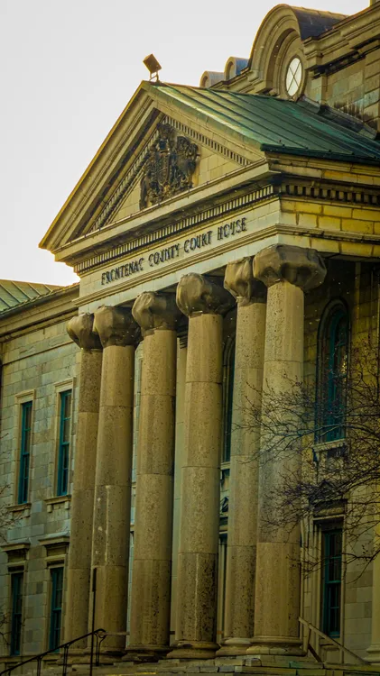 exterior of a civil court building